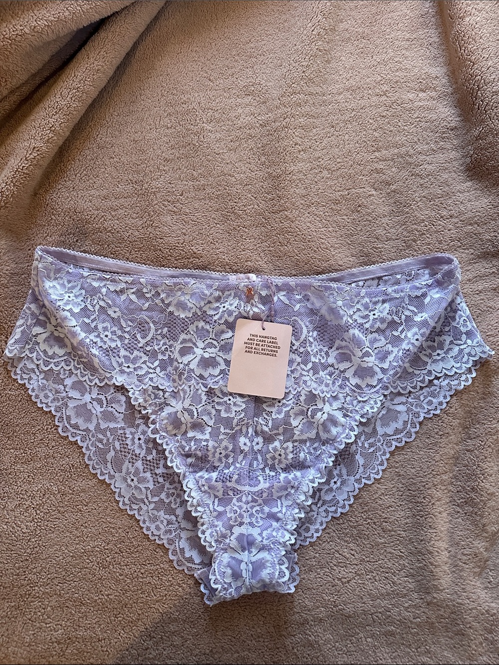 Savage x Fenty Lavender Lace Panty Last Call Size 3X